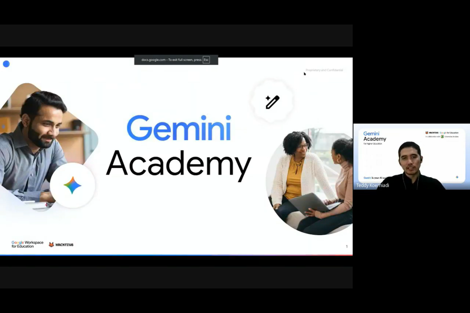 Dorong Literasi AI Mahasiswa, Bidang Akademik dan DTI UNAND Gelar Pelatihan Gemini Academy Student 2026